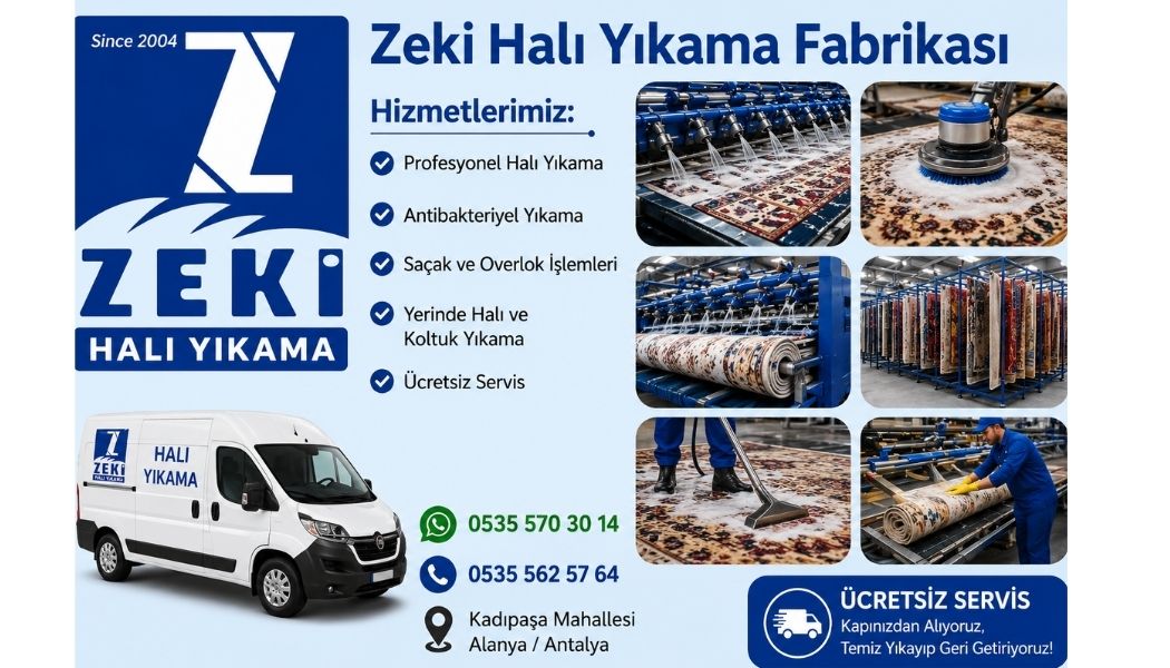 Alanya Kadıpaşa Mahallesi Halı Yıkama